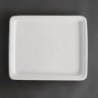 Plat blanc GN 1/2 Olympia Whiteware 30mm CD716 Olympia