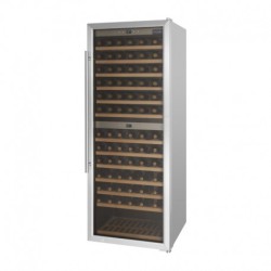 CAVE À VIN DOUBLE ZONE DE TEMPÉRATURE 126 BOUTEILLES POLAR SÉRIE G GG763