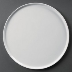 Assiettes à pizza Olympia Whiteware 330mm (Lot de 4) CD723 Olympia