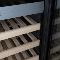 CAVE À VIN DOUBLE ZONE DE TEMPÉRATURE 180 BOUTEILLES POLAR SÉRIE G GG764