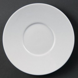 Soucoupes élégantes Olympia Whiteware 148mm (Lot de 12) CD737 Olympia
