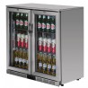 ARRIÈRE-BAR DEUX PORTES PIVOTANTES POLAR SÉRIE G INOX 208L GL008