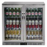 ARRIÈRE-BAR DEUX PORTES PIVOTANTES POLAR SÉRIE G INOX 208L GL008