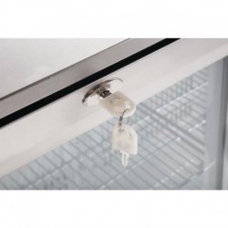 ARRIÈRE-BAR DEUX PORTES PIVOTANTES POLAR SÉRIE G INOX 208L GL008