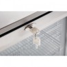 ARRIÈRE-BAR DEUX PORTES PIVOTANTES POLAR SÉRIE G INOX 208L GL008