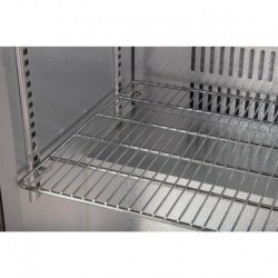 ARRIÈRE-BAR DEUX PORTES PIVOTANTES POLAR SÉRIE G INOX 208L GL008