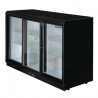 ARRIÈRE-BAR TROIS PORTES COULISSANTES POLAR SÉRIE G NOIR 320L GL013