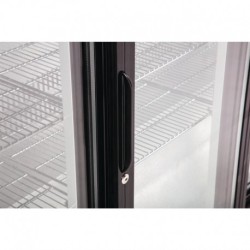 ARRIÈRE-BAR TROIS PORTES COULISSANTES POLAR SÉRIE G NOIR 320L GL013