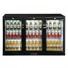ARRIÈRE-BAR TROIS PORTES PIVOTANTES POLAR SÉRIE G NOIR 320L GL014