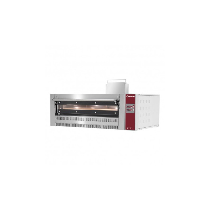 Four à pizza gaz 6 pizzas Ø 350 mm Diamond GL6/35-XLD Four à pizza gaz 6 pizzas Ø 350 mm Diamond GL6/35-XLD