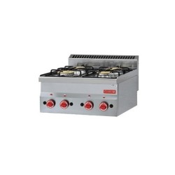 Dessus 4 feux vifs gaz à poser Gastro M 60/60PCG GL901 Gastro M