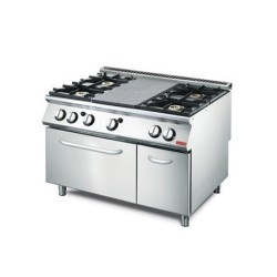 Plaque coup de feu avec 4 feux vifs Gastro M four gaz placard 70/120 TPPCFG2 GL936 Gastro M