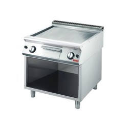 Fry top gaz plaque lisse chromée Gastro M 70 80FTGS CR GL937