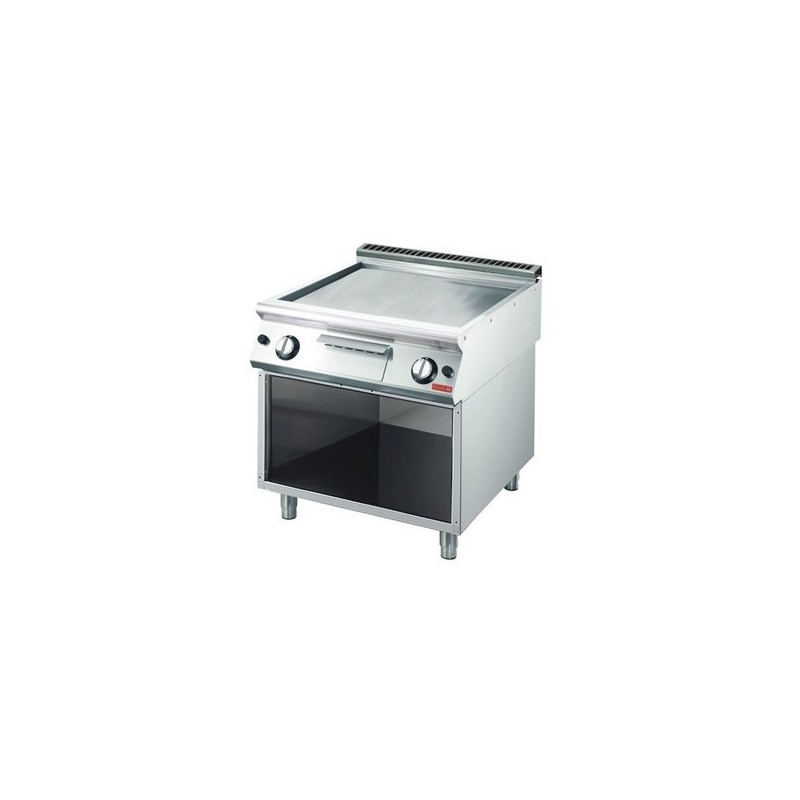 Fry top gaz plaque lisse chromée Gastro M 70 80FTGS CR GL937 Fry top gaz plaque lisse chromée Gastro M 70 80FTGS CR GL937