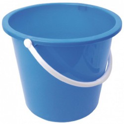 Seau rond en plastique Jantex 10L bleu CD804 Jantex