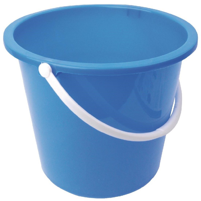 Seau rond en plastique Jantex 10L bleu CD804 Jantex