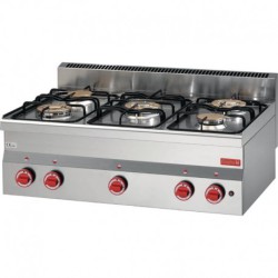 5 FEUX GAZ FOURNEAU À POSER  GASTRO M GN016 600 60/90PCG
