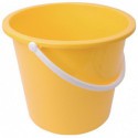 Seau rond en plastique Jantex 10L jaune CD805 Jantex