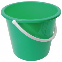 Seau rond en plastique Jantex 10L vert CD806 Jantex