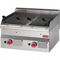 GRILLADE PIERRE DE LAVE GAZ GASTRO M GRL60/60 GN028