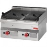 GRILLADE PIERRE DE LAVE GAZ GASTRO M GRL60/60 GN028