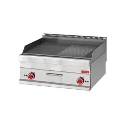 Plancha électrique plaque 2/3 lisse 1/3 rainurée 65/70 FTRE Gastro M 650 GN061 Gastro M