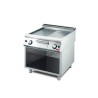 Plancha gaz plaque 2/3 lisse 1/3 rainurée GM70/80 FTRGS Gastro M 700 plus GN098 Gastro M