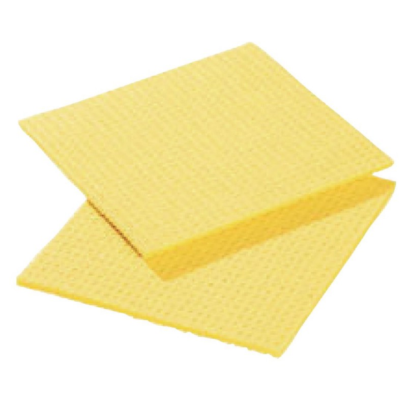 Lavettes Spongyl jaunes (Lot de 10) CD812 Sans Marque Lavettes Spongyl jaunes (Lot de 10) CD812 Sans Marque