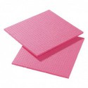 Lavettes Spongyl rouges (Lot de 10) CD813 Sans Marque