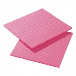 Lavettes Spongyl rouges (Lot de 10) CD813 Sans Marque