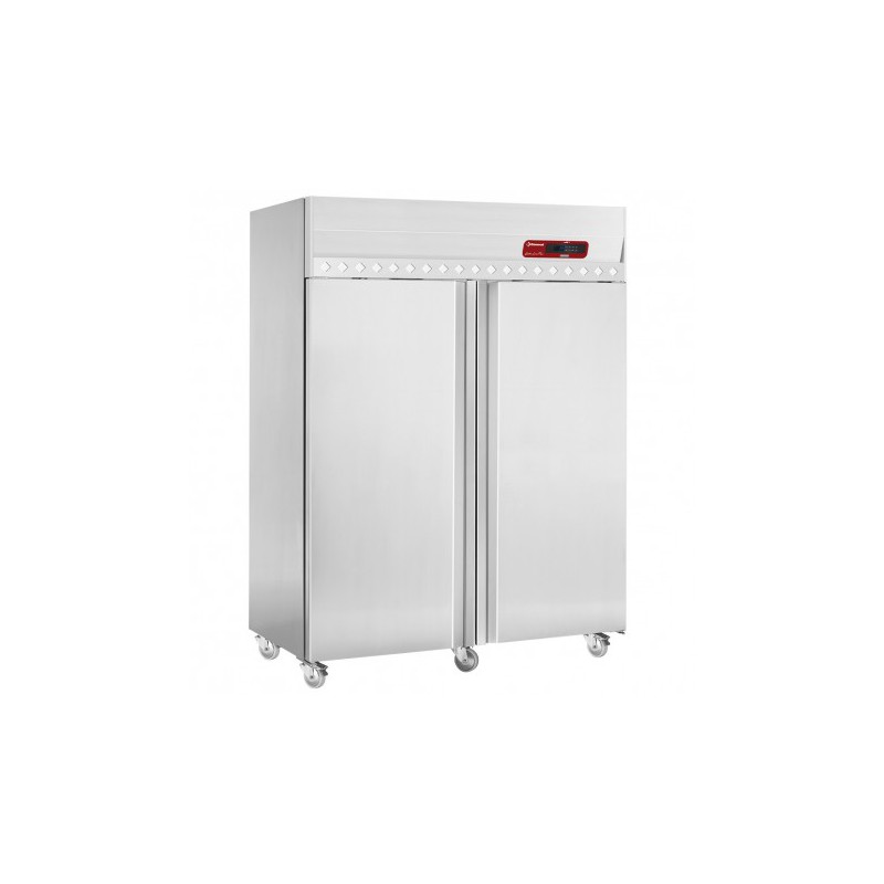 Armoire frigorifique ventilée positive 1400 Lit. 2 portes GN 2/1 sur roues Diamond ID140/R2 Armoire frigorifique ventilée positive 1400 Lit. 2 portes GN 2/1 sur roues Diamond ID140/R2
