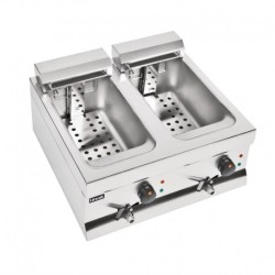 FRITEUSE ÉLECTRIQUE DOUBLE 9L 2x 3kW LINCAT SILVERLINK DF66 J537