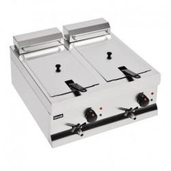 FRITEUSE ÉLECTRIQUE DOUBLE 9L 2x 3kW LINCAT SILVERLINK DF66 J537
