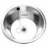 Lave-mains rond encastrable en inox Franke Sissons 355 mm CD985 KWC DVS