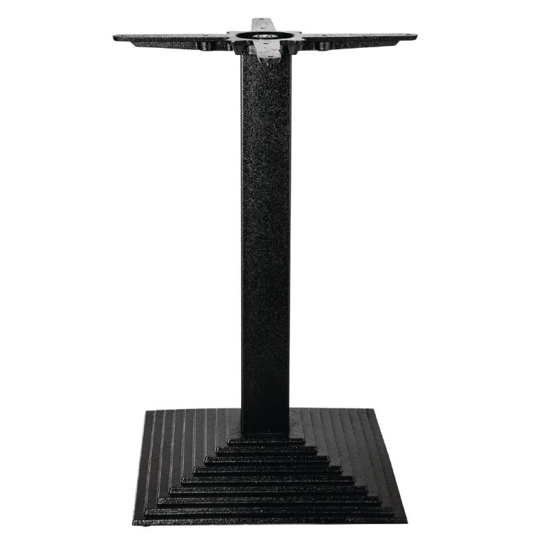 Pied de table carré effet escalier en fonte Bolero CE153 Bolero Pied de table carré effet escalier en fonte Bolero CE153 Bolero
