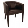 Fauteuil en simili cuir Bolero marron foncé CE593 Bolero