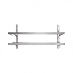 Etagère murale inox - SKYRAINBOW - THWBS2R163