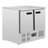 TABLE RÉFRIGÉRÉE POSITIVE COMPACTE 2 PORTES 240L POLAR SÉRIE G U636