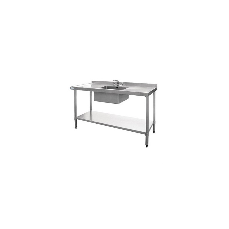 Evier en acier inoxydable Vogue double 1500mm U907 Evier en acier inoxydable Vogue double 1500mm U907