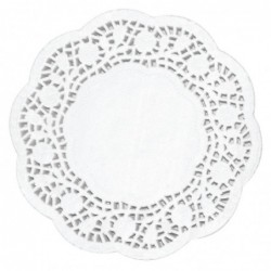 Napperons ronds en papier Olympia 165mm (lot de 250) CE991 Olympia