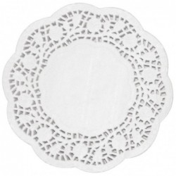 Napperons ronds en papier Olympia 240mm (Lot de 250) CE992 Olympia