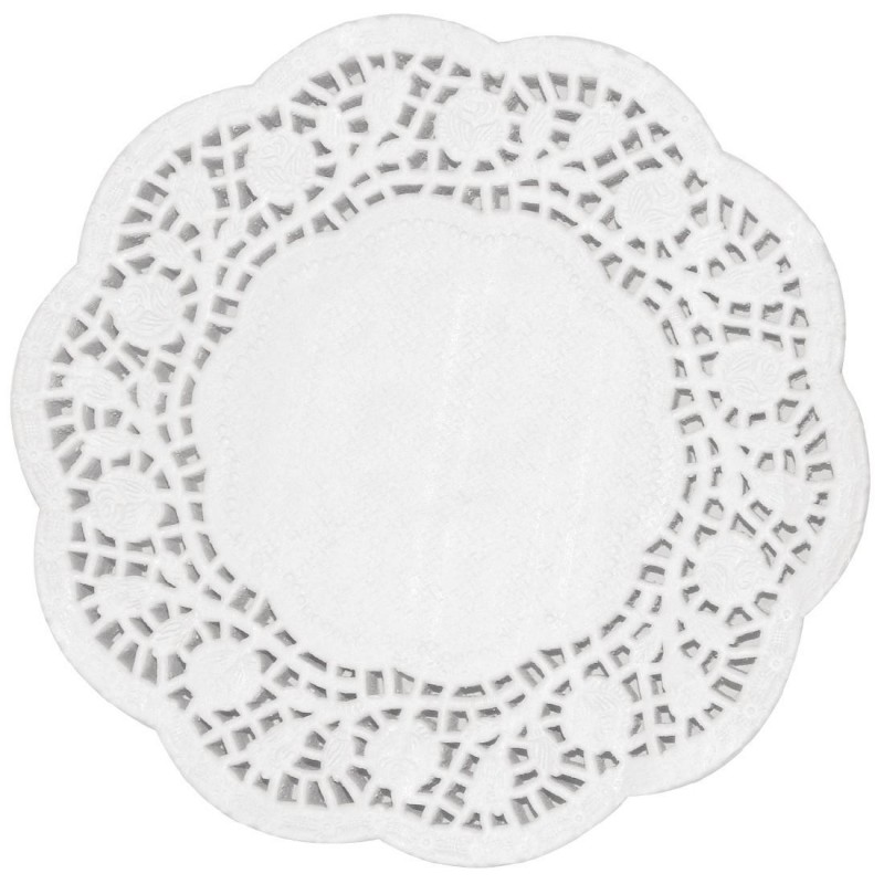 Napperons ronds en papier Olympia 240mm (Lot de 250) CE992 Olympia Napperons ronds en papier Olympia 240mm (Lot de 250) CE992 Olympia