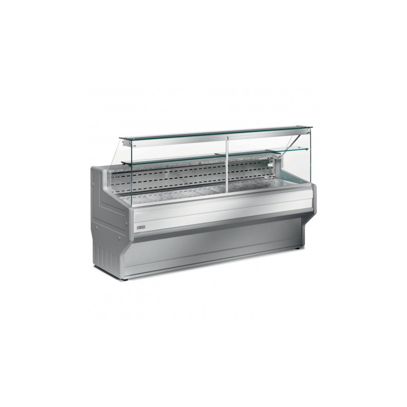 Comptoir vitrine réfrigéré à vitre droite 90° - avec réserve - 1500mm - DIAMOND WR-CVD1-15 Comptoir vitrine réfrigéré à vitre droite 90° - avec réserve - 1500mm - DIAMOND WR-CVD1-15