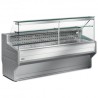 Comptoir vitrine réfrigéré à vitre droite 90° - avec réserve - 1500mm - DIAMOND WR-CVD1-15