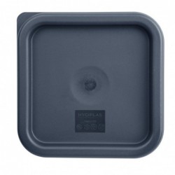 Couvercle carré bleu petit Hygiplas CF043 Hygiplas