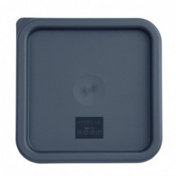 Couvercle carré bleu moyen Hygiplas CF044 Hygiplas