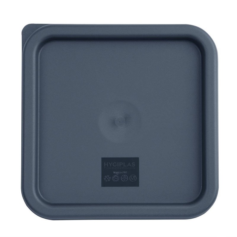 Couvercle carré bleu moyen Hygiplas CF044 Hygiplas Couvercle carré bleu moyen Hygiplas CF044 Hygiplas