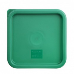 Couvercle carré vert moyen Hygiplas CF047 Hygiplas