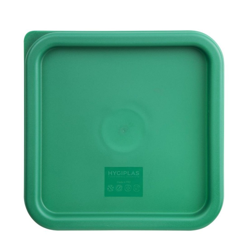 Couvercle carré vert moyen Hygiplas CF047 Hygiplas Couvercle carré vert moyen Hygiplas CF047 Hygiplas