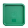 Couvercle carré vert moyen Hygiplas CF047 Hygiplas